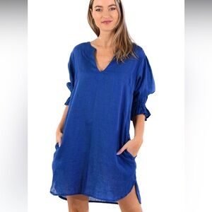 Walker & wade Dress blue Small 100% Cotton